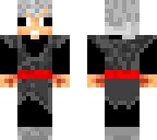 black goku ssj  white