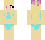 blonde in swimwear