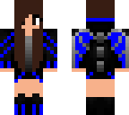blue ender dragon girl