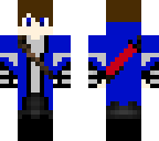 blue vampire worrior