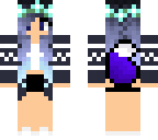 blue wolf girl
