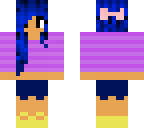 chica azul