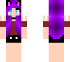 cute maron and purple girl