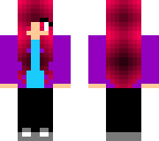 dark pink hair