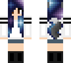 galaxy wolf girl