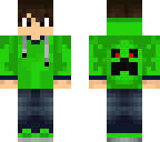 green hoodie