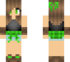 green summer girl