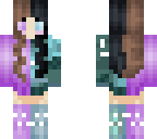 half and half sweater girl kayedabae