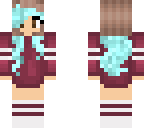 lazy bones hair blue