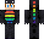 rainbow dinosaur man