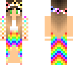 rainbow girl
