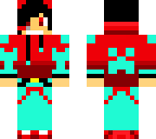 red and blue