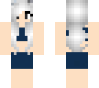 silver in a bathing suit