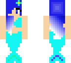 teal mermaid