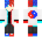 blue and red of yin and yang