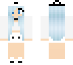 blue and white girl