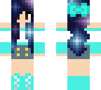blue galaxy girl