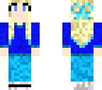 blue girl