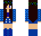 blue girl