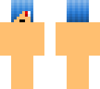 blue haired boy base skin