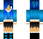 blue school girl