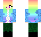 cool rainbow girl