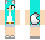 cute teal wolf