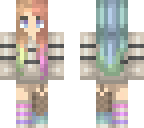 dull rainbow girl