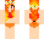 flame princess bathing suit