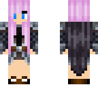 girl guard with lavender hair