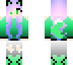 lazy green loving gamer girl