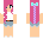 pink haired girl