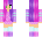 pink half and purple half ehe