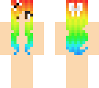 rainbow girl skin base