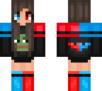 red and blue pepe