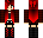 red goth skin