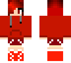 red hoodie girl