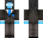 slime with a black suit
