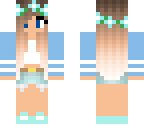 summer blue girl