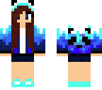 update on blue panda ombre