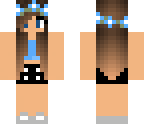 bloo flower head band girl 