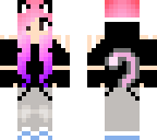 blue and pink cat gamer girl