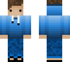 blue boy with hoodie