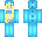 blue dino girl
