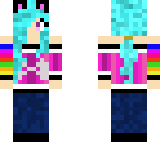blue girl