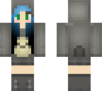 blue hair totro