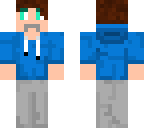 blue sweather man
