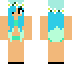 cute blue bikini
