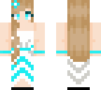 cute blue girl