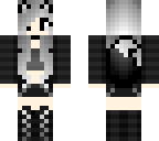 cute cat goth or emo girl
